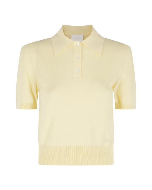 A.P.C. Yellow Polo