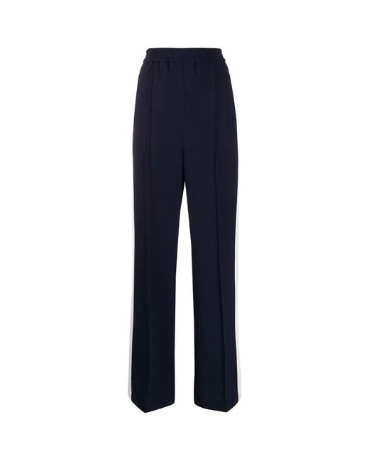 MSGM Blue Wide Trousers