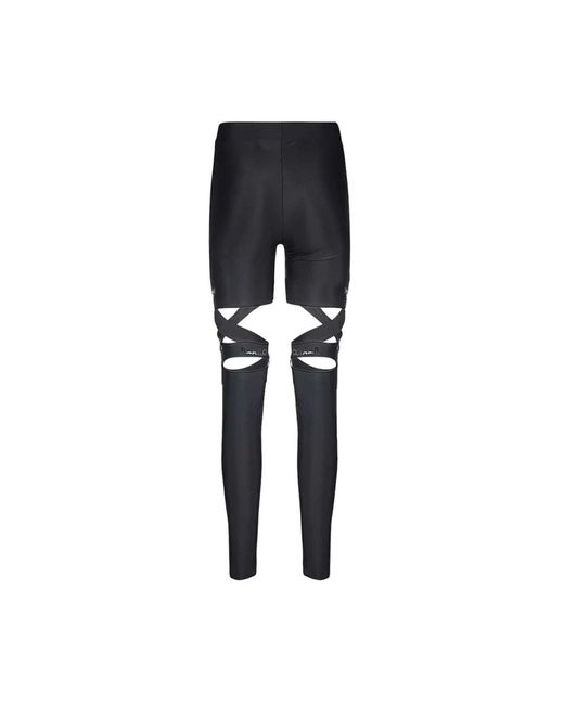 Barrow Uitgesneden Technische Stof Leggings in het Black