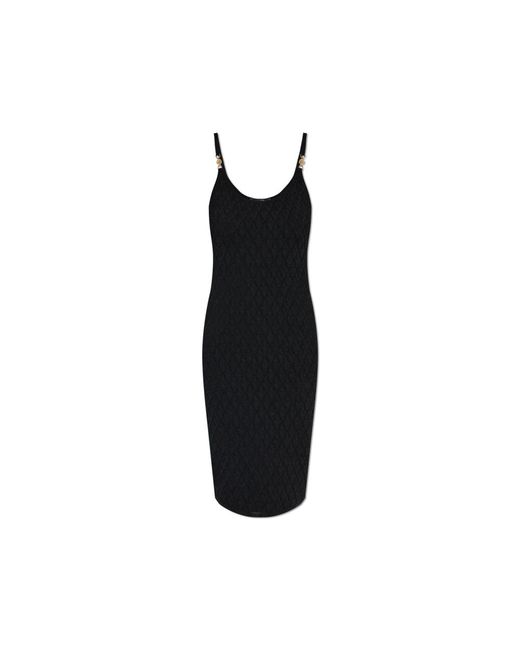 Versace Black Midi Dresses