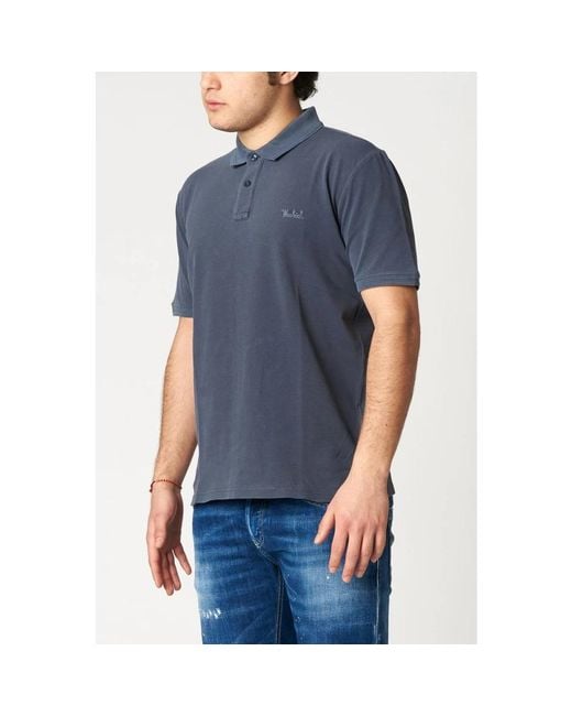 Woolrich Blue Polo Shirts for men