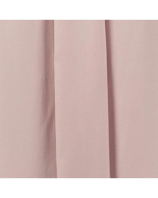 Jane Lushka Pink Seidenlook bluse | rose