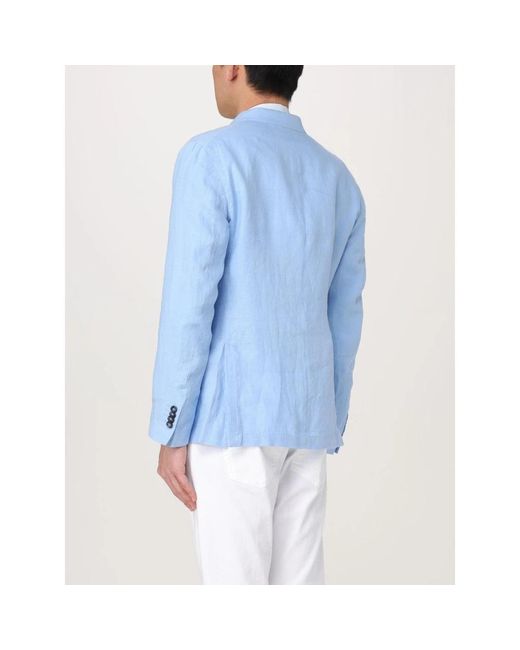 Blazers di Manuel Ritz in Blue da Uomo