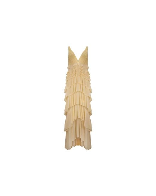 Elisabetta Franchi Metallic Gowns