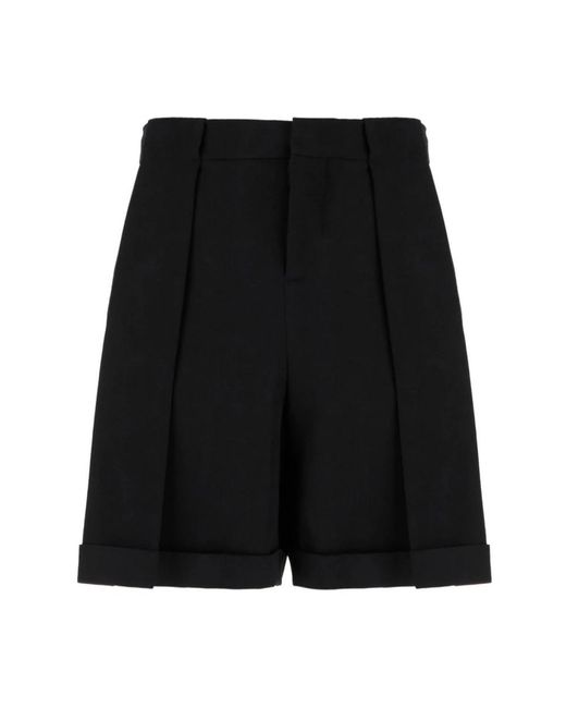 Balmain Black Casual Shorts for men
