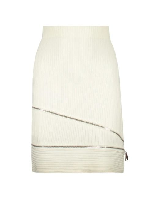 ANDREA ADAMO Natural Short Skirts