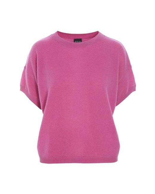 Bitte Kai Rand Purple Bubble gum kaschmirbluse