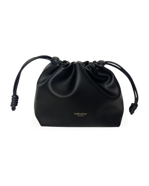Avenue Black Bucket Bags