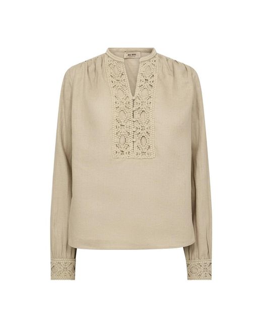 Mos Mosh Overhemden ,Blouse in het Natural
