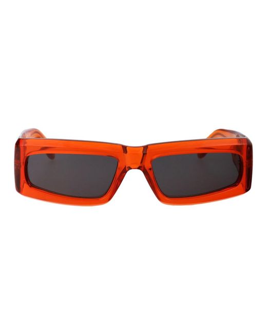 Palm Angels Orange Yreka sonnenbrille - stilvolle eyewear für sonnenschutz