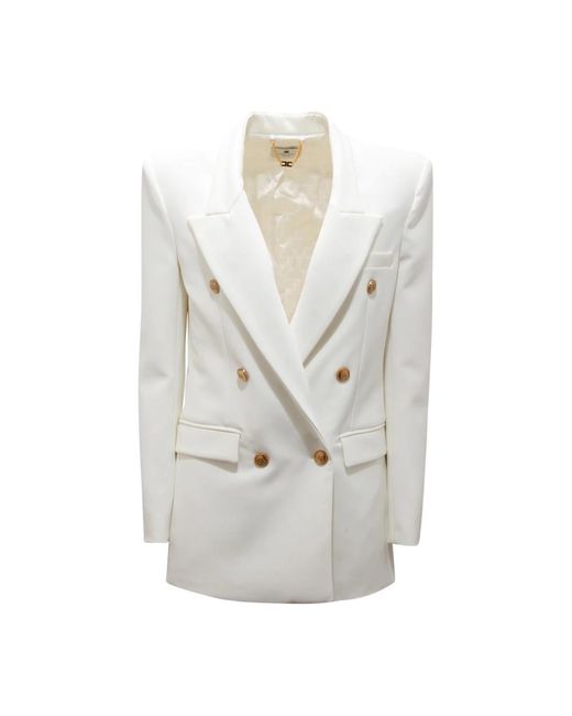 Elisabetta Franchi White Blazers