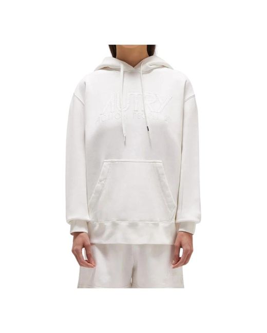 Autry White Hoodies