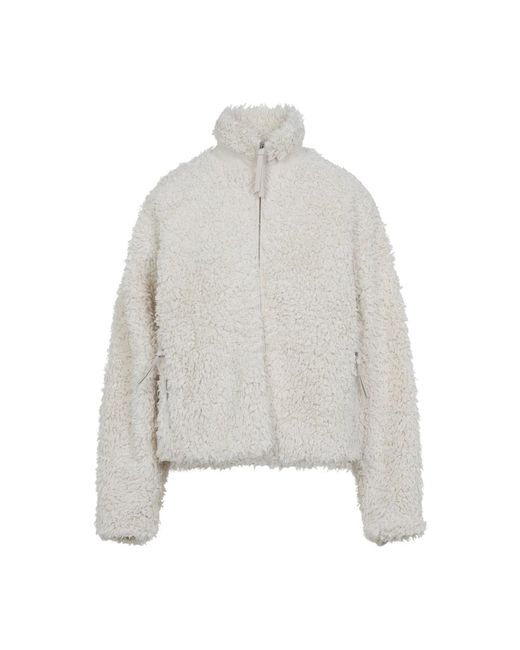 Faux Fur & Shearling Jackets Jil Sander en coloris Gray