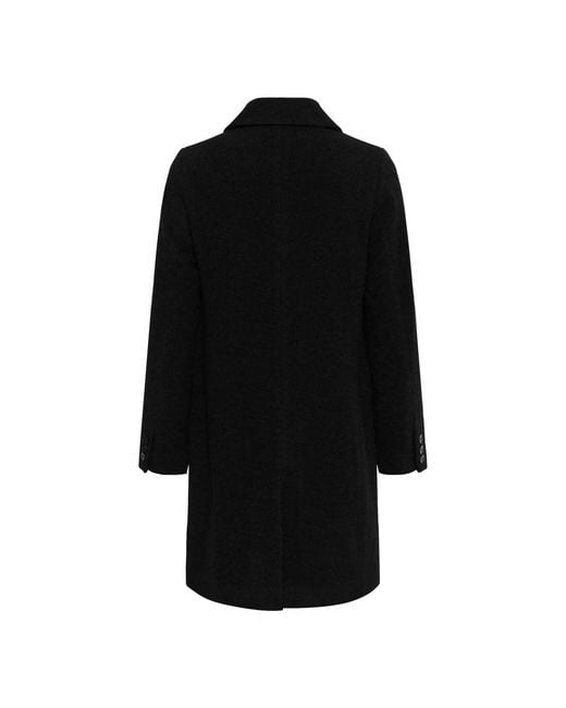 Single-Breasted Coats Part Two de color Black