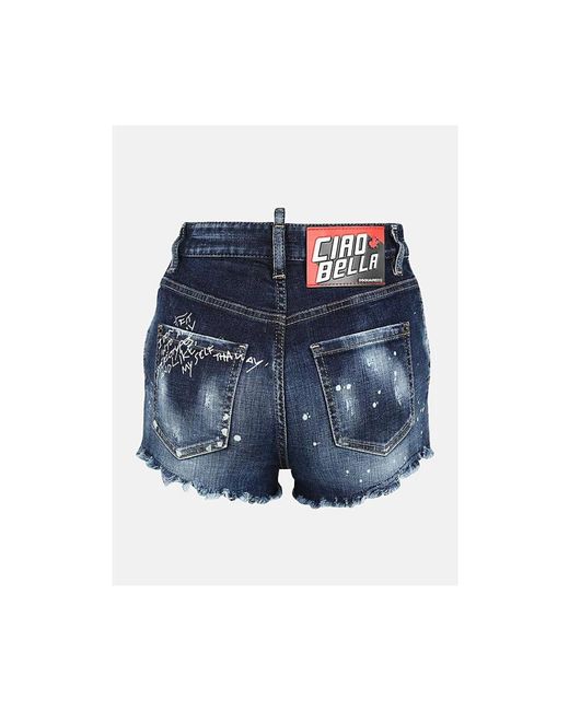DSquared² Blue Denim Shorts