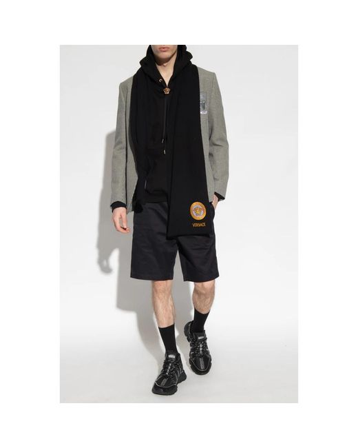Versace Baumwollkapuzenpullover in Black für Herren