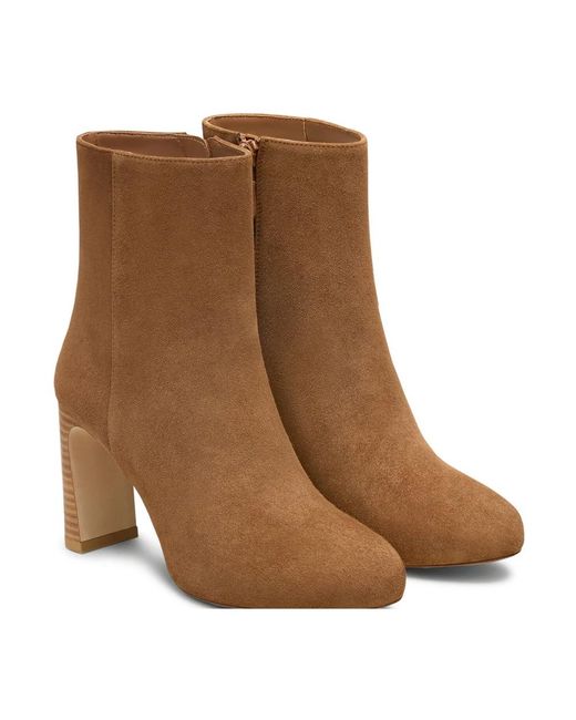 Stuart Weitzman Brown Heeled Boots