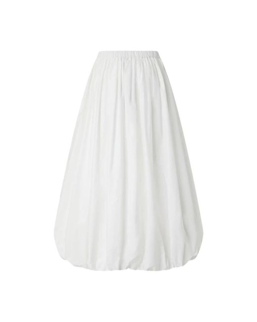 Pinko White Midi Skirts