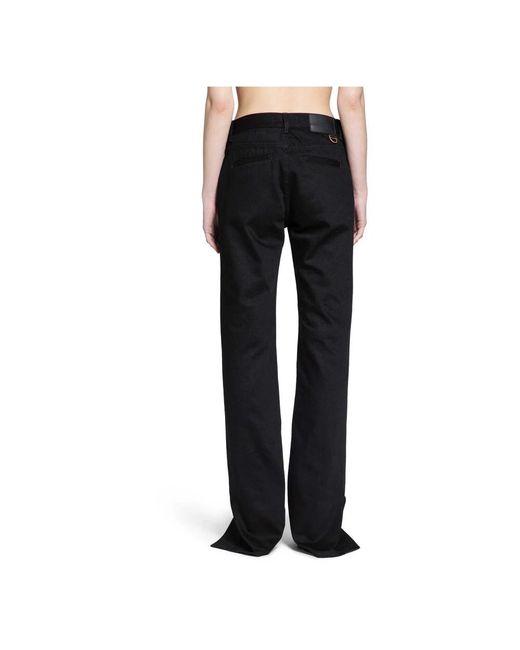 Chloé Black Boot-Cut Jeans