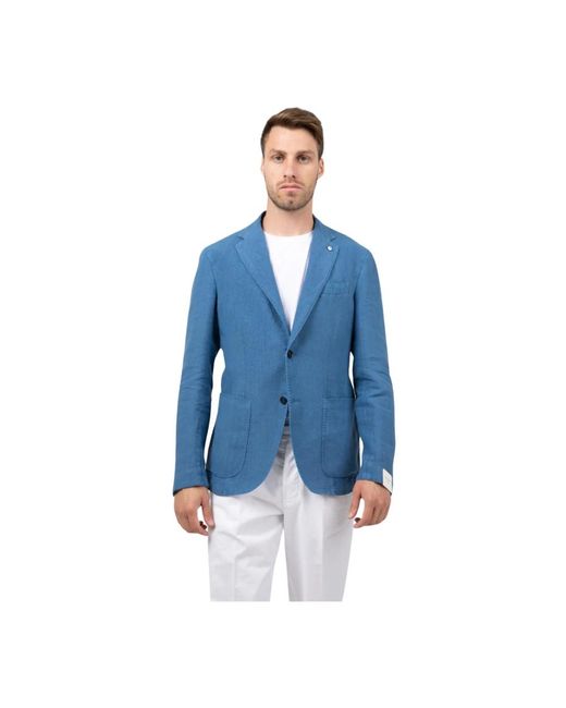 Blazers di L.b.m. 1911 in Blue da Uomo