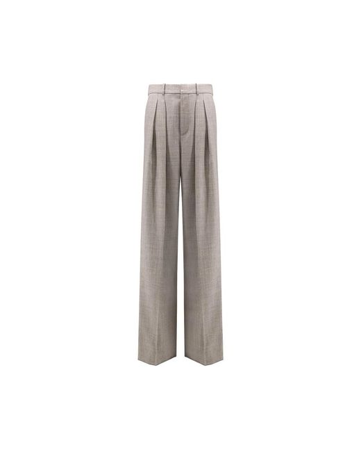 Saint Laurent Wide Trousers in het Gray