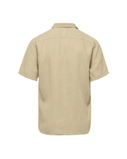 Bomboogie Natural Short Sleeve Shirts for men