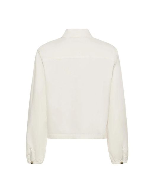 Light Jackets Cream de color White