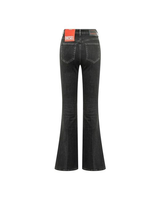 DIESEL Jeans ,Blauw ,Flared Jeans in het Black