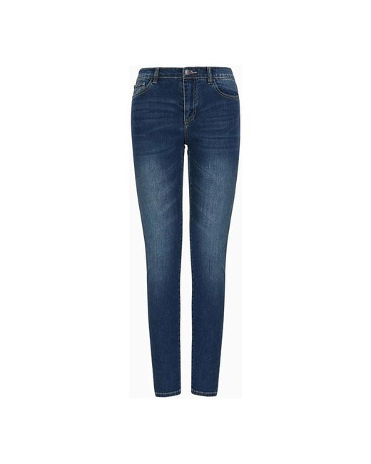 Skinny jeans Armani Exchange de color Blue