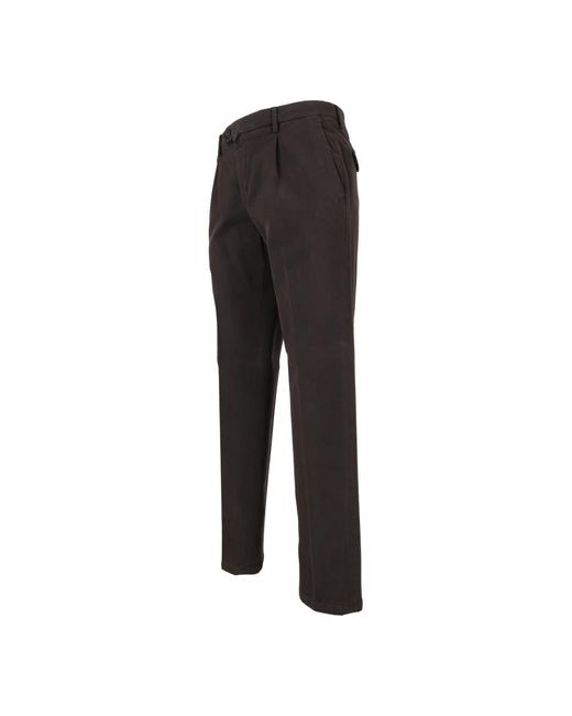 BRIGLIA Black Chinos for men