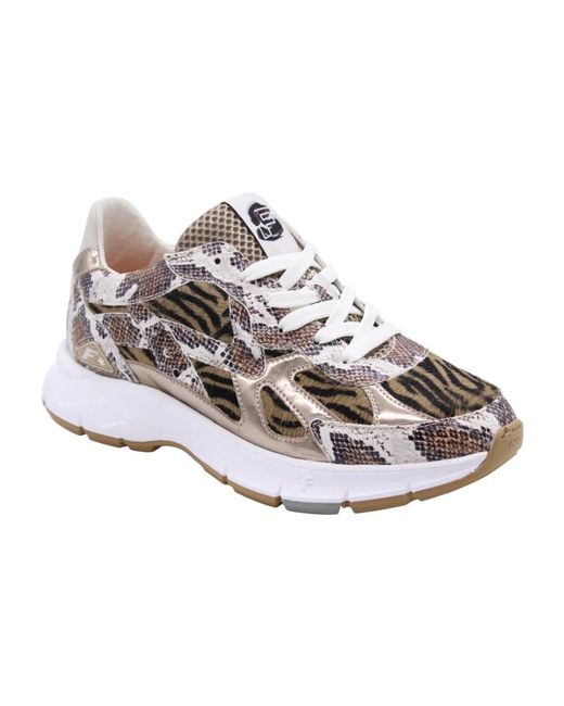 Floris Van Bommel Gray Sneakers