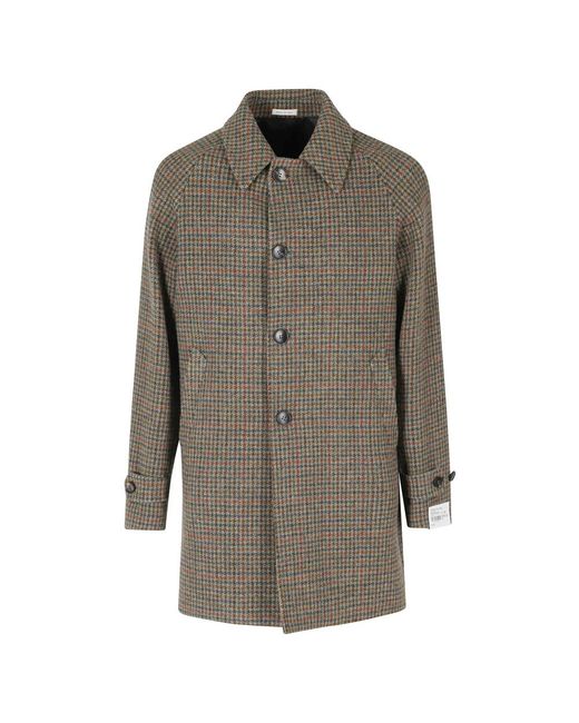 BRERAS Milano Brown Single-Breasted Coats for men