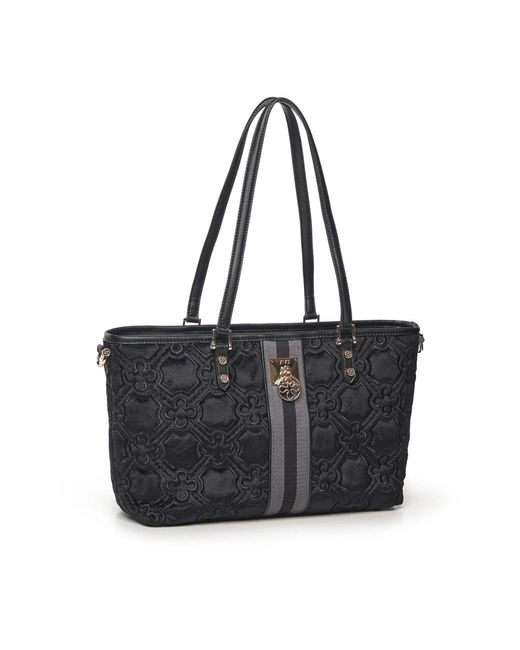 V73 Black Schwarze Synthetische Damenhandtasche