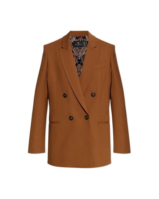 Etro Brown Blazers