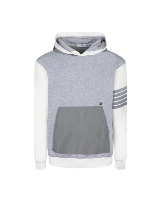 Herren-Sweatshirt mit Reißverschluss graugrün