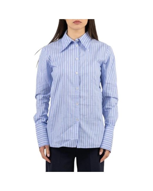 Pinko Overhemden ,Blauw ,Camicia in het Blue