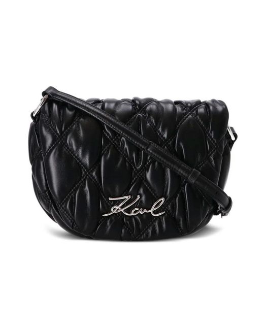Karl Lagerfeld Black Cross Body Bags