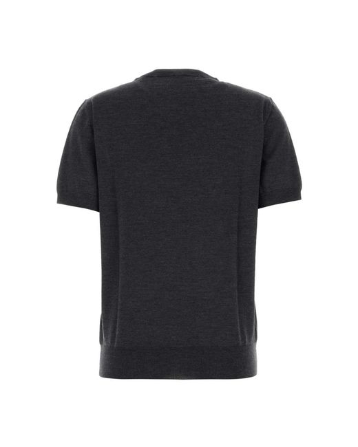 Valentino Garavani Black Round-Neck Knitwear