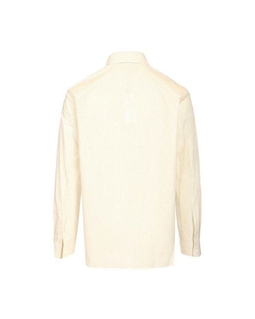 Maison Kitsuné White Casual Shirts for men