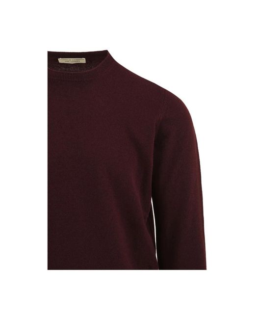 FILIPPO DE LAURENTIIS Purple Round-Neck Knitwear for men