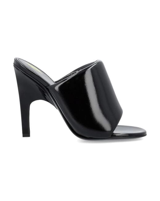 The Attico Black Schwarze Absatzmules