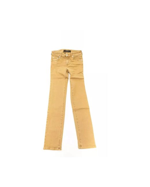 Jacob Cohen Yellow Straight Jeans