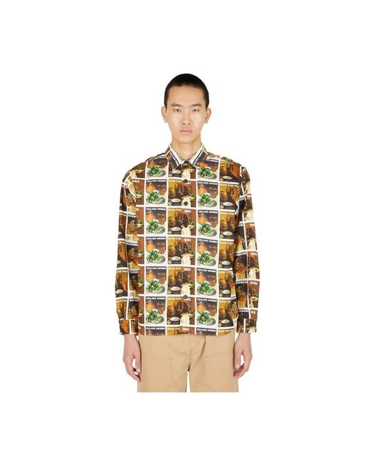 Sky High Farm Metallic Casual Shirts for men