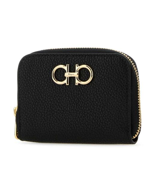 Ferragamo Black Wallets & Cardholders