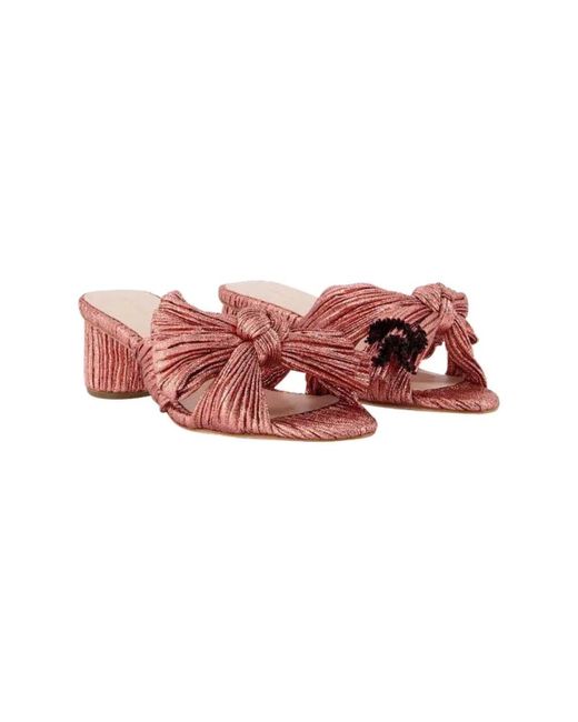 Loeffler Randall Pink Stoff sandals