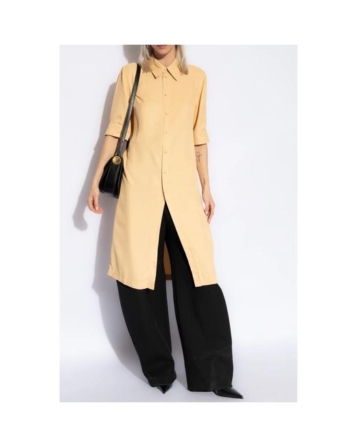 Jil Sander Natural Shirt Dresses