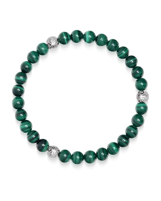 Bracelets Nialaya de hombre de color Green