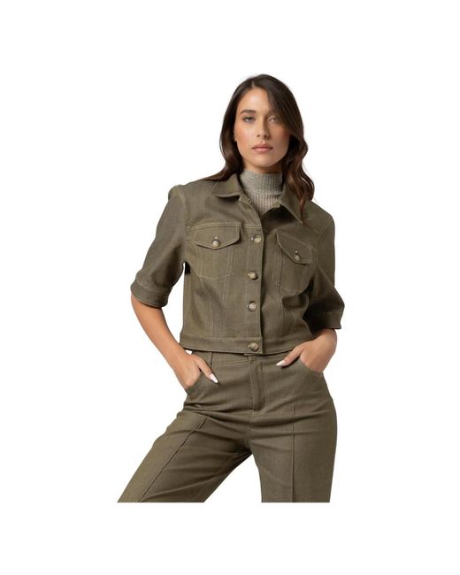 Kocca Brown Denim Jackets