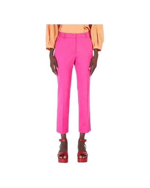 Weekend by Maxmara Pink Cropped Trousers