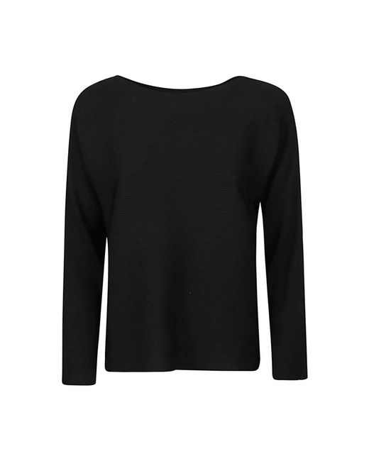 Liviana Conti Black Round-Neck Knitwear